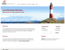 Tablet Screenshot of directorio.rcaap.pt