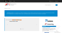 Desktop Screenshot of comum.rcaap.pt